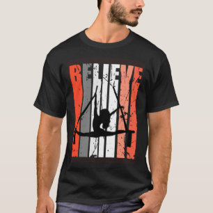 Retro glauben Aerialist Tänzer Silk Weibliche Oran T-Shirt