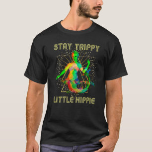 Retro Glitchy Bleibe Trippy Hippie Weird Mermaid D T-Shirt