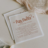 Retro Glitzern Fun Fakten Hochzeiten von Napkins Serviette