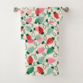 Retro Glow Lights Badhandtuch Set (Insitu)