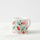 Retro Glow Lights Espressotasse (Vorderseite Rechts)