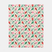 Retro Glow Lights Fleecedecke (Vorderseite)