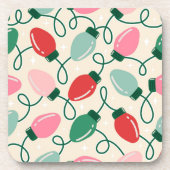 Retro Glow Lights Getränkeuntersetzer (Vorderseite)