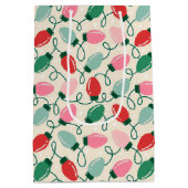 Retro Glow Lights Mittlere Geschenktüte (Rückseite)