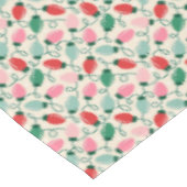 Retro Glow Lights Tischdecke (Schrägansicht)