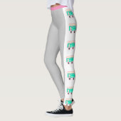 Retro glücklicher Mensch Leggings (Links)