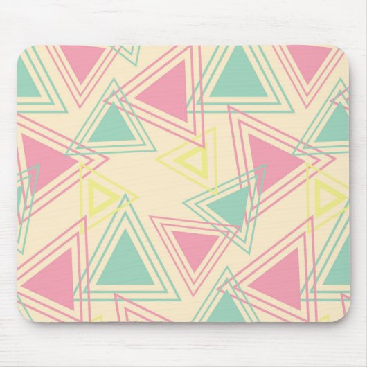 Retro glückliches abstraktes mousepad (Vorne)