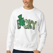 Retro Glückskleeblatt St. Patrick's Day