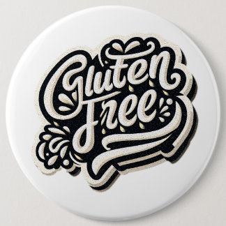 Retro-Glutenfrei-Typografie-Schrift-Grafik Button