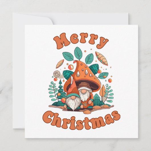 Retro-Gnom-Weihnachten (Vorderseite)