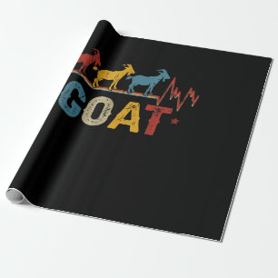 Retro Goat Heart Tee Xmas Valentines Day Gift Geschenkpapier