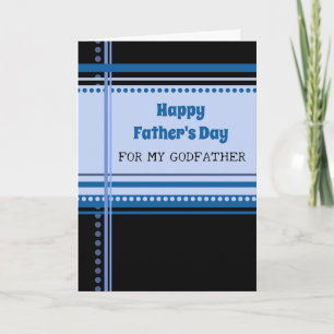 Retro Godvater Happy Vatertag Karte