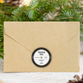 Retro Gold Glitzer Vinyl Record Vielen Dank für Ih Runder Aufkleber