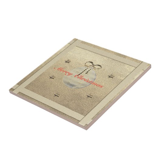 Retro Gold Holiday Vibe Fliese (Seite)