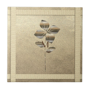 Retro Gold Holiday Vibe Fliese
