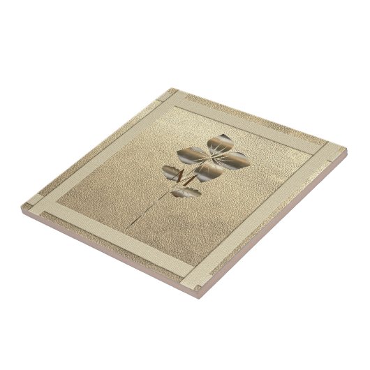 Retro Gold Holiday Vibe Fliese (Seite)