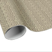 Retro Gold Holiday Vibe Geschenkpapier (Rolleneckpunkt)