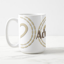 Retro Gold Holiday Vibe Kaffeetasse
