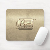 Retro Gold Holiday Vibe Mousepad (Mit Mouse)