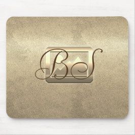 Retro Gold Holiday Vibe Mousepad