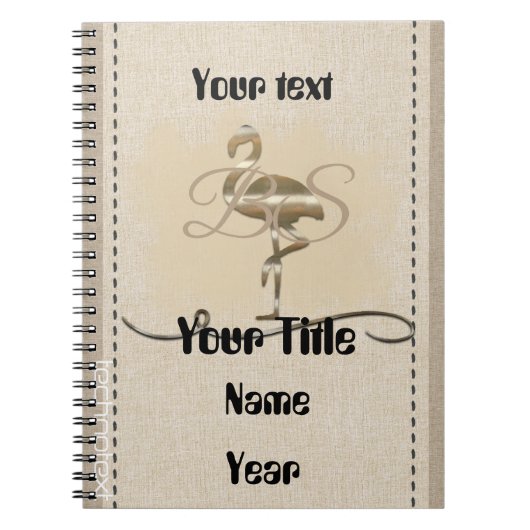 Retro Gold Holiday Vibe Notizblock (Vorderseite)