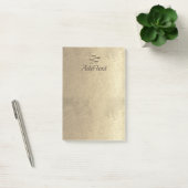 Retro Gold Holiday Vibe Post-it Klebezettel (Büro)