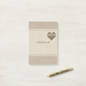 Retro Gold Holiday Vibe Post-it Klebezettel (Auf Schreibtisch)