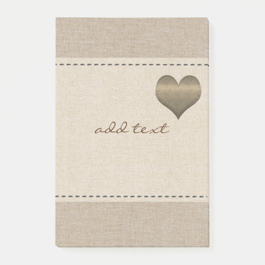 Retro Gold Holiday Vibe Post-it Klebezettel (Vorderseite)