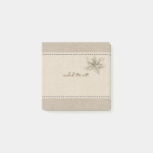 Retro Gold Holiday Vibe Post-it Klebezettel (Vorderseite)