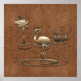 Retro Gold Holiday Vibe Poster