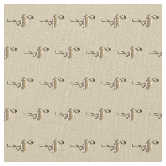Retro Gold Holiday Vibe Stoff (Nahaufnahme)