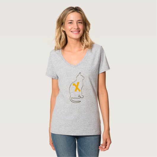 Retro Gold Holiday Vibe T-Shirt (Vorderseite Vollansicht)