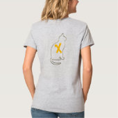 Retro Gold Holiday Vibe T-Shirt (Rückseite)