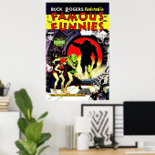 Retro Golden Age Berühmte Funnies Cover 213 Poster (Heimbüro)