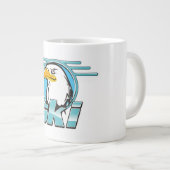 Retro Golden Eagle Ski Logo Jumbo-Tasse (Vorderseite Rechts)
