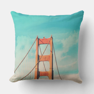 Retro Golden Gate San Francisco Outdoor-Kissen Kissen Für Draußen