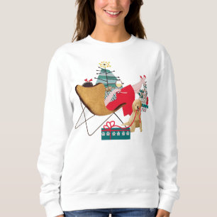 RETRO GOLDEN HOLIDAYS - Goldener Retriever Sweatshirt