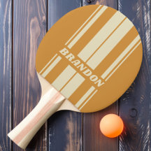 Retro Golden Horizon Board Streifen mit Namen