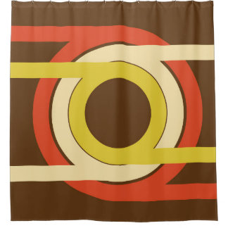 Retro Golden Ratio inspiriert Design. Duschvorhang