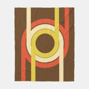 Retro Golden Ratio inspiriert Design. Fleecedecke