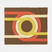 Retro Golden Ratio inspiriert Design. Fleecedecke (Vorderseite (Horizontal))