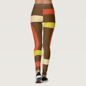 Retro Golden Ratio inspiriert Design. Leggings (Rückseite)