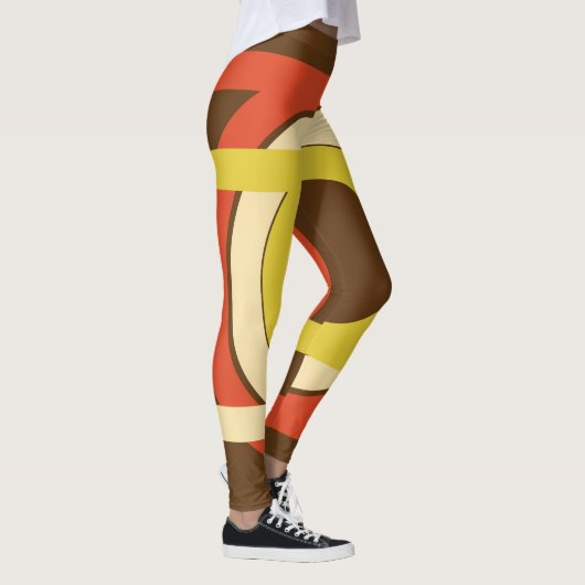 Retro Golden Ratio inspiriert Design. Leggings (Rechts)