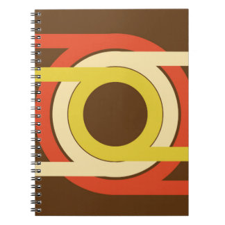 Retro Golden Ratio inspiriert Design. Notizblock