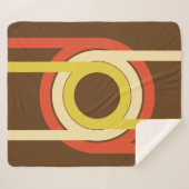 Retro Golden Ratio inspiriert Design. Sherpadecke (Vorderseite (Horizontal))