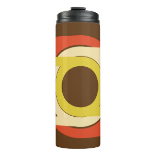 Retro Golden Ratio inspiriert Design. Thermosbecher
