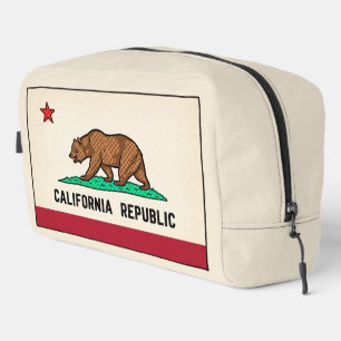 Retro Golden State Bear Kalifornische Republik Waschbeutel