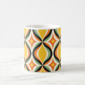 Retro Golden Waves Morgen Tasse  (Mittel)