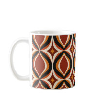 Retro Golden Waves Rostbecher