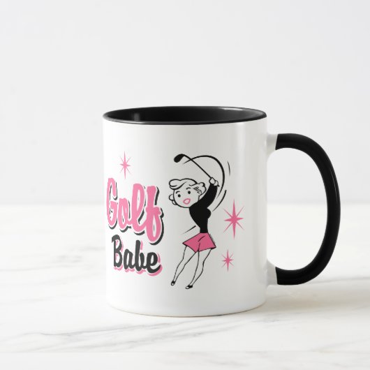 Retro Golf-Baby-Tasse Tasse (Rechts)